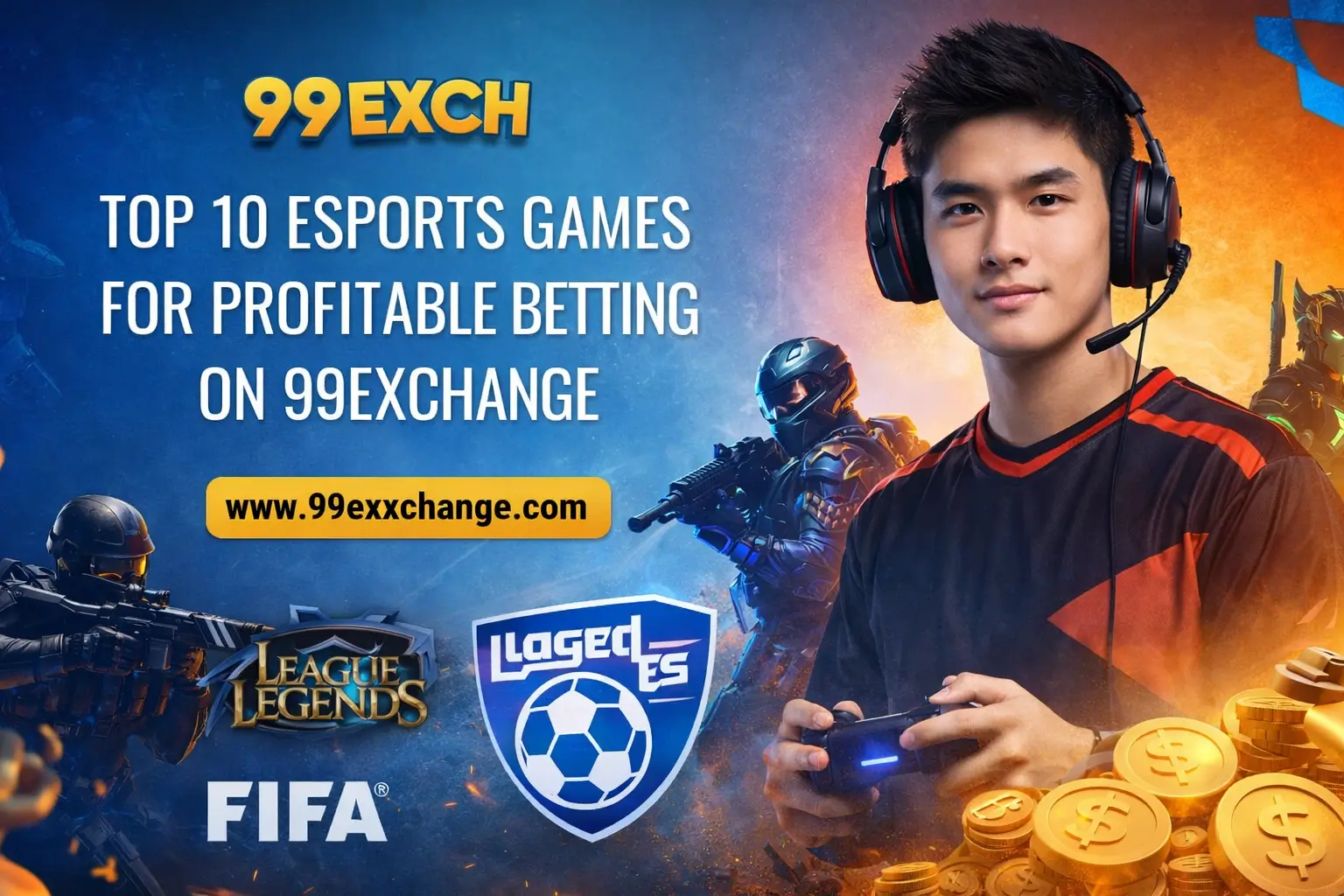 Top 10 Esports Games on 99Exchange