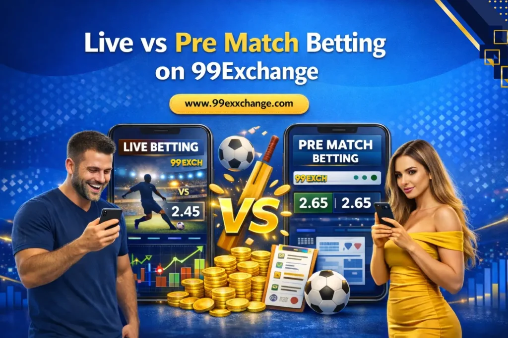 99Exchange - Live vs Pre Match Betting