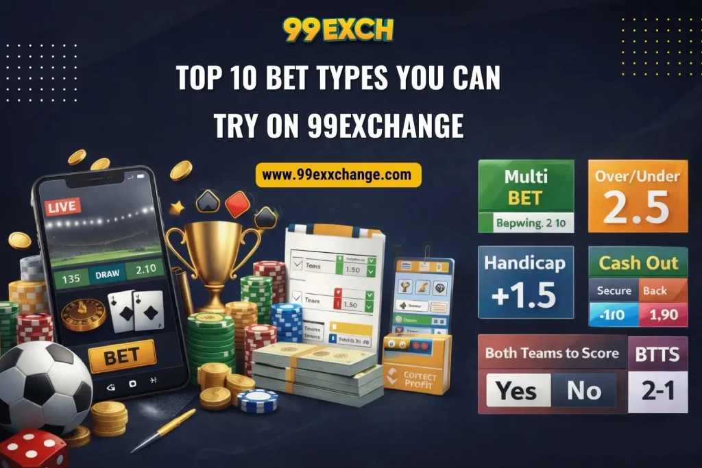 Top 10 Bet Types You Can Try on 99Exchange
