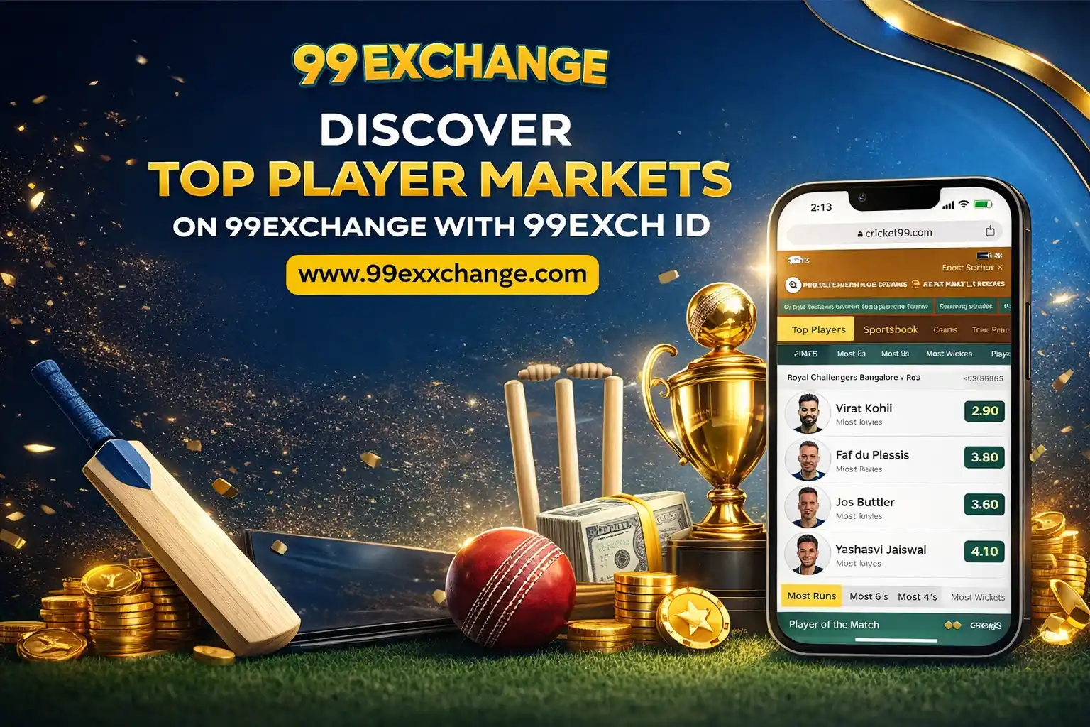 Top Player Markets on 99Exchange