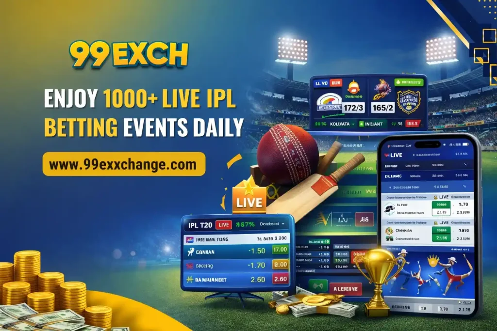 99Exch - 1000+ Live IPL Betting Events Daily​