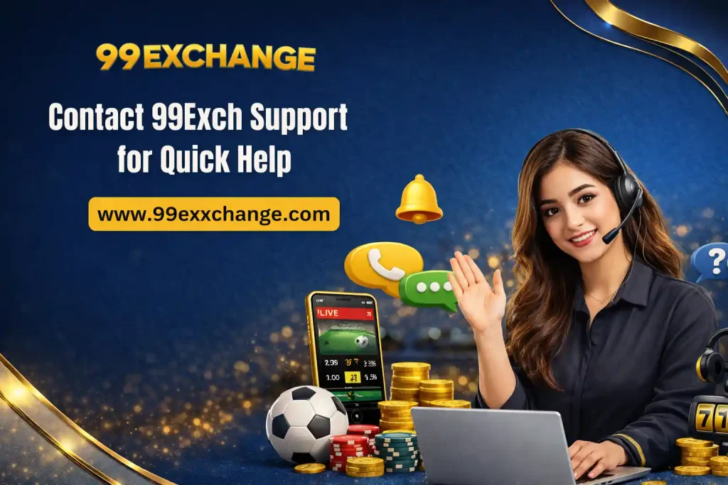 Contact 99Exch Support for Quick Help