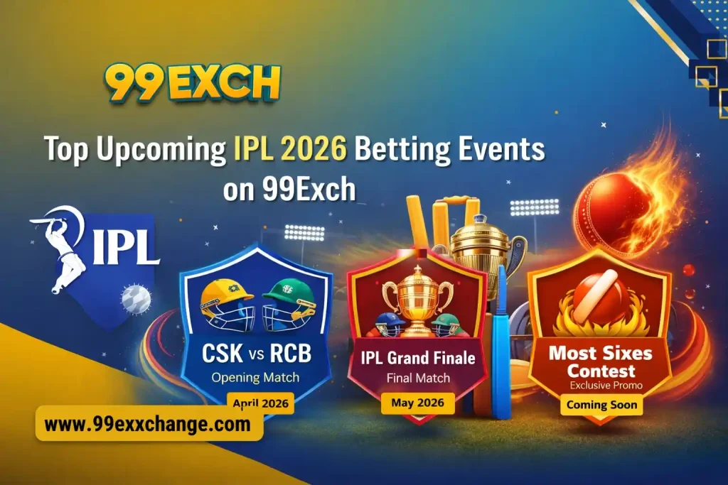 IPL 2026 Betting Events on 99Exch