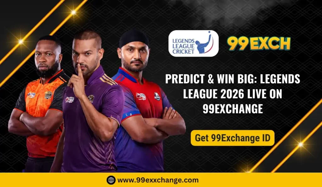 Legends League 2026 Live on 99Exchange