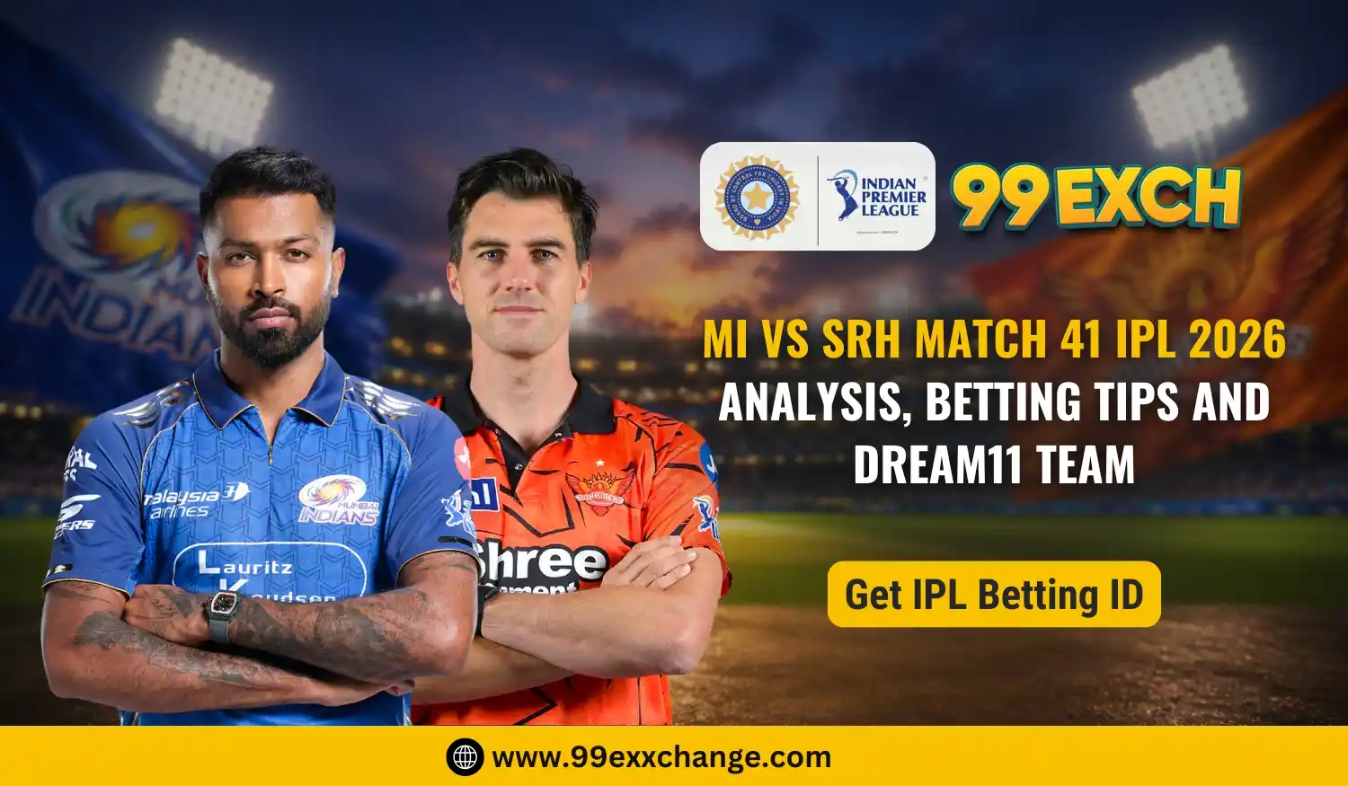 MI vs SRH Match 41 IPL 2026