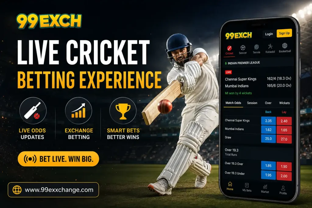 Play99exch Live Cricket Betting Experience