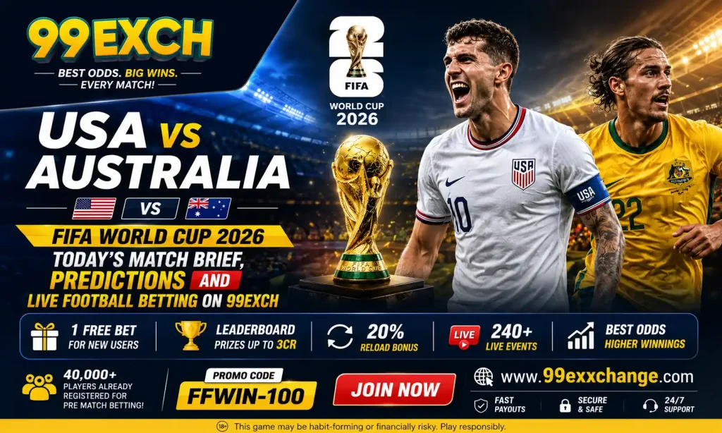 USA vs Australia FIFA 2026 Prediction